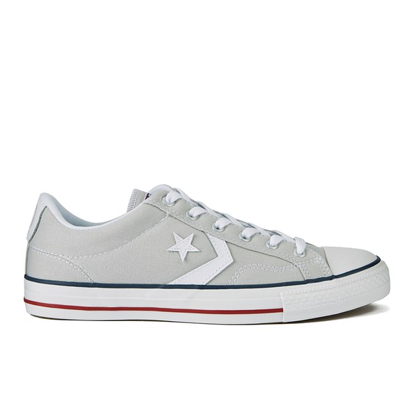 Converse Star Player Ox Grey Canvas Womens Trainers Converse Star Player Ox Grey Canvas Womens Trainers