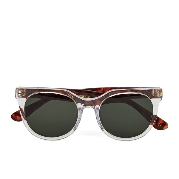 Han Kjobenhavn Paul Senior Sunglasses - Clear/Amber - Free UK Delivery ...