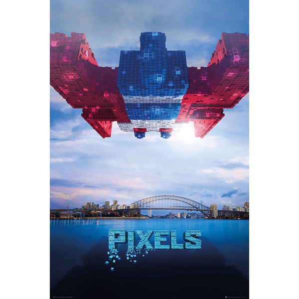 Pixels Galaga - 24 x 36 Inches Maxi Poster Merchandise | Zavvi