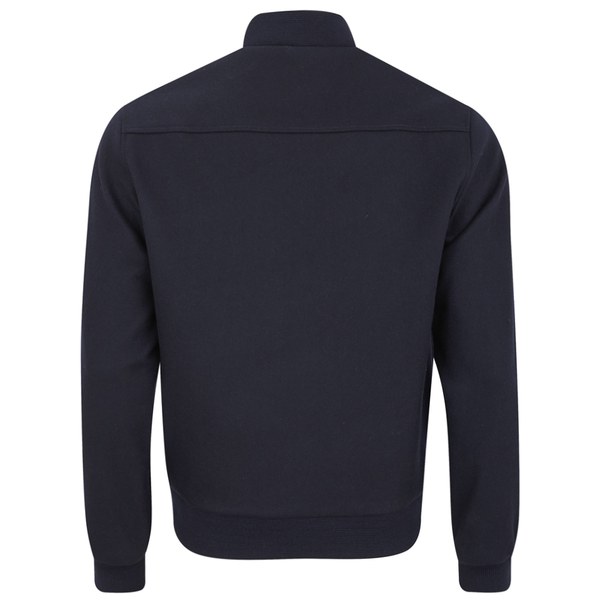 American Vintage Men's Zipped Short Jacket Navy Free UK Delivery