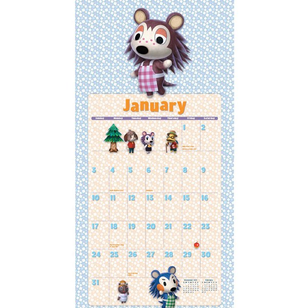 Animal Crossing New Leaf 2016 Calendar Nintendo Official UK Store