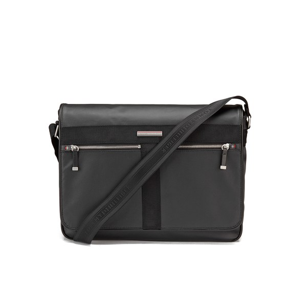 Tommy Hilfiger Men's Darren Messenger Bag Black Mens Accessories