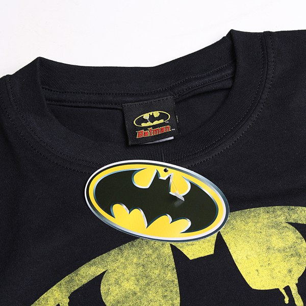 DC Comics Men's Batman Dripping Logo T-Shirt - Black Merchandise ...