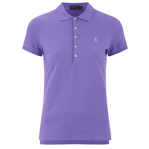 Polo Ralph Lauren Women's Julie Polo T-Shirt - Hampton Purple - Free UK ...