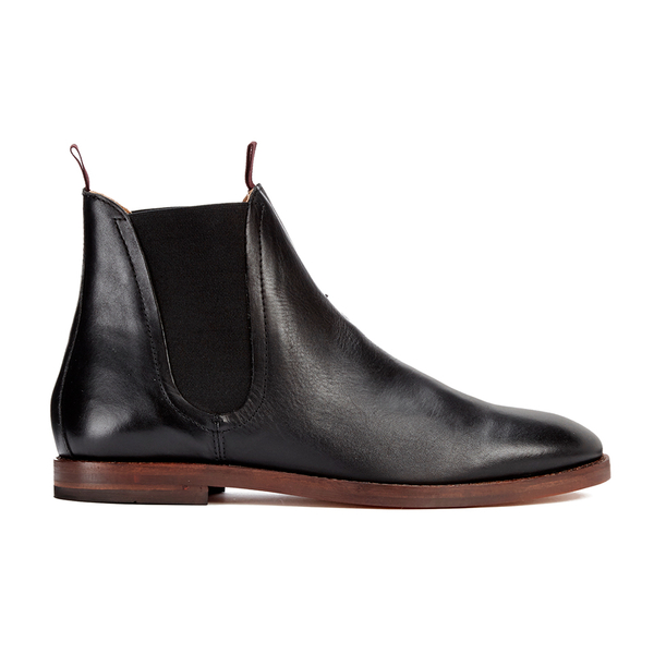 H Shoes by Hudson Men's Tamper Leather Chelsea Boots - Black - FREE UK ...