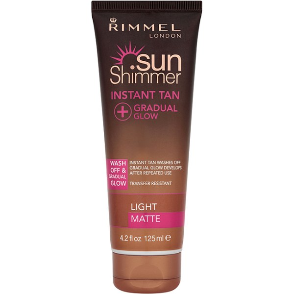 Rimmel Sunshimmer Instant Tan and Gradual Glow Wash Off (125ml