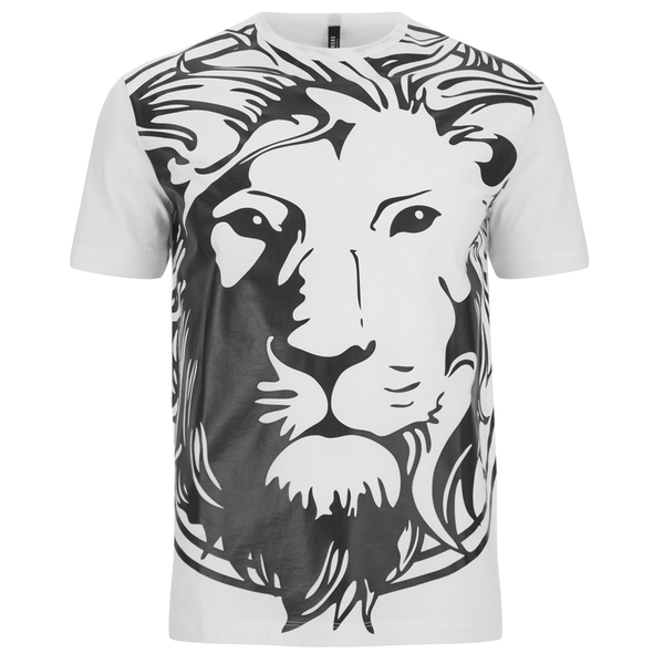 Versus Versace Men's Lion T Shirt - White - Free UK Delivery over £50