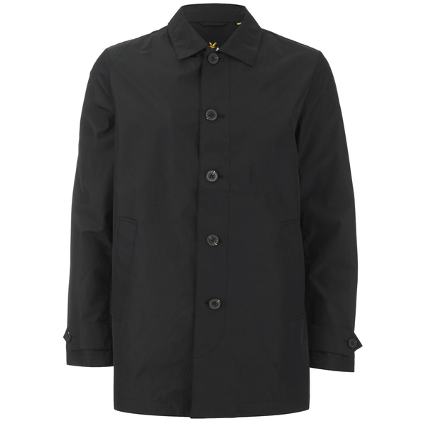 Lyle & Scott Vintage Men's Lightweight Rain Coat - True Black Clothing ...