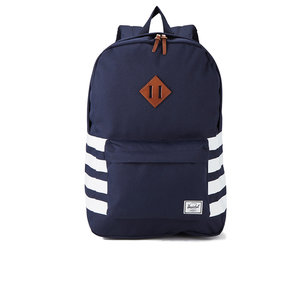 Herschel Men's Heritage Peacoat Offset Backpack Navy/White Mens
