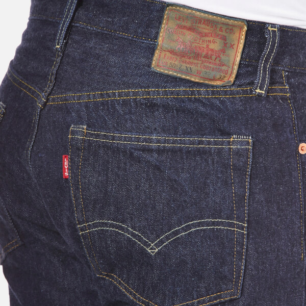 Levi's Vintage Men's 501 1954 Selvedge Denim Jeans - New Rinse - Free ...