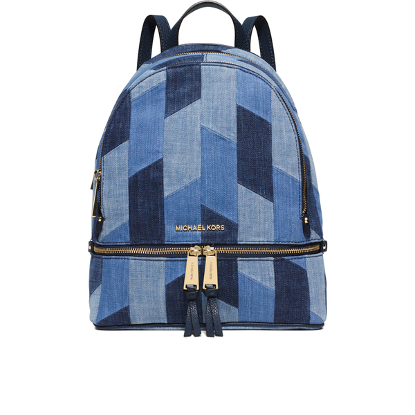 MICHAEL MICHAEL KORS Women's Rhea Zip Backpack Denim