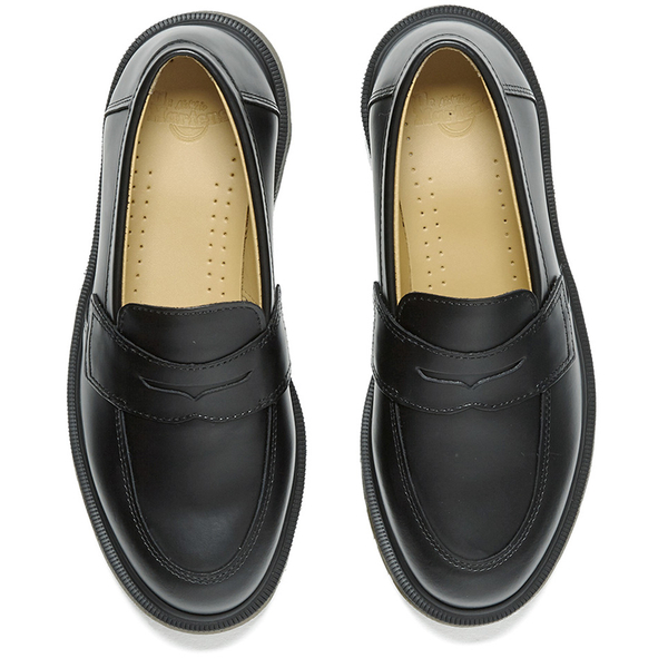 Dr. Martens Women's Addy Loafers - Black Smooth Womens Footwear ...