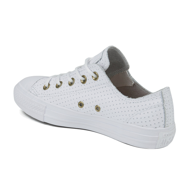 white leather converse size 5