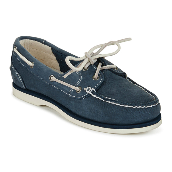 Timberland Women's Classic Boat Shoes - Navy Blue Womens Footwear ...