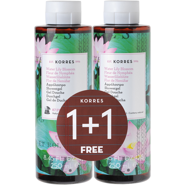 Korres Limited Edition 1 + 1 Water Lily Shower Gel 250ml (Worth £16.00