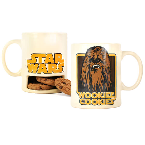 Star Wars Wookie Cookies Mug with Cookie Holder | My Geek Box US Star Wars Wookie Cookies Mug with Cookie Holder | My Geek Box US