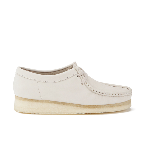 white wallabees shoes