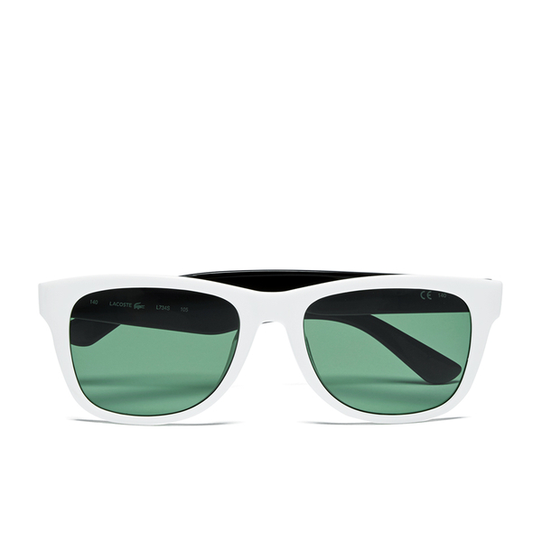 Lacoste Unisex Wayfarer Sunglasses White Womens Accessories