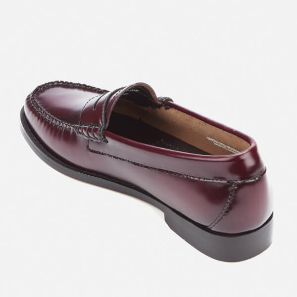 Bass Weejuns Womens Penny Leather Loafers Wine Free Uk Delivery Allsole 3222