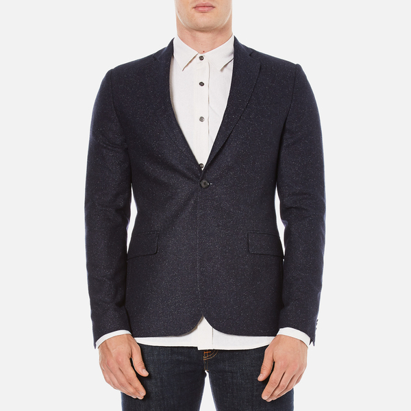 J.Lindeberg Men's Hopper Silk Tweed Jacket - Blue Clothing | TheHut.com