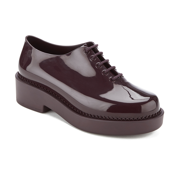 Melissa Women's Grunge Chunky Lace Up Shoes - Plum Womens Footwear ...