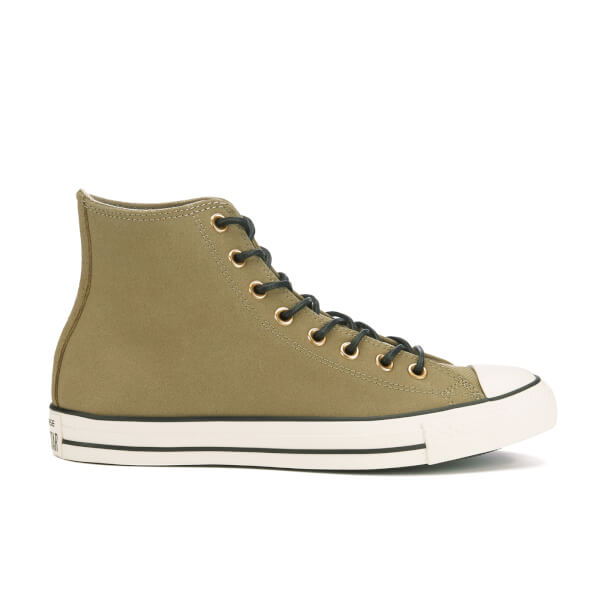 Converse Men's Chuck Taylor All Star Leather/Corduroy Hi-Top Trainers ...