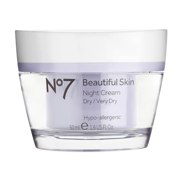 Boots No.7 Beautiful Skin Night Cream - Dry to  completely Dry  