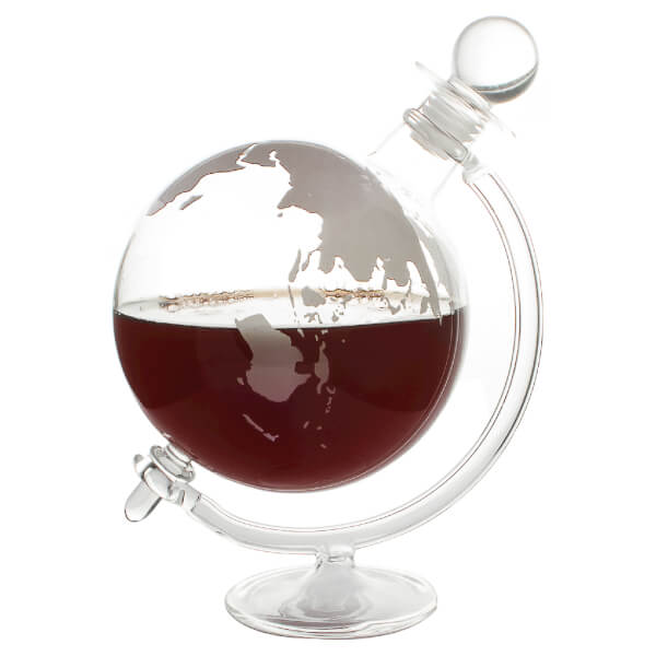 Glass Globe Whisky Decanter IWOOT