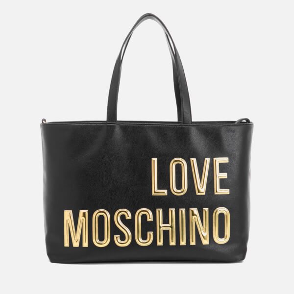 Love Moschino Women's Logo Tote Bag - Black - Free UK Delivery over £50