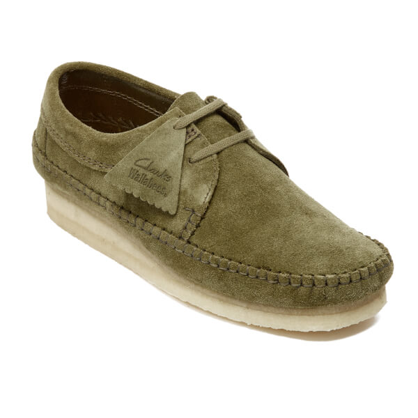 Clarks Originals Men's Weaver Shoes - Forest Green Suede Clothing ...