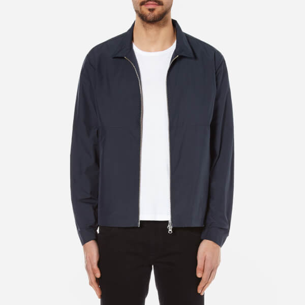 Folk Men's Nylon Box Jacket Blue Free UK Delivery over £50