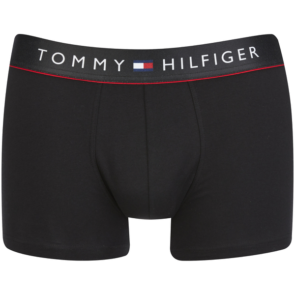 Tommy Hilfiger Men's Flex Boxer Shorts - Black Mens Underwear | TheHut.com