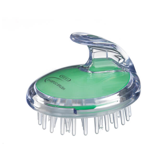 Kent Brushes Shampoo & Scalp Massage Brush Green Free Shipping