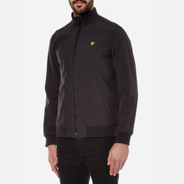 Lyle & Scott Men's Zip Through Funnel Neck Soft Shell Jacket True