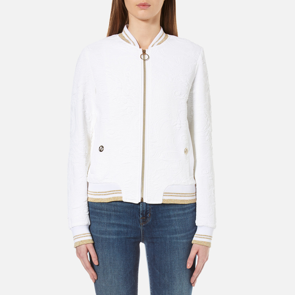 Versace Jeans Women's Bomber Jacket - White Womens Clothing | TheHut.com