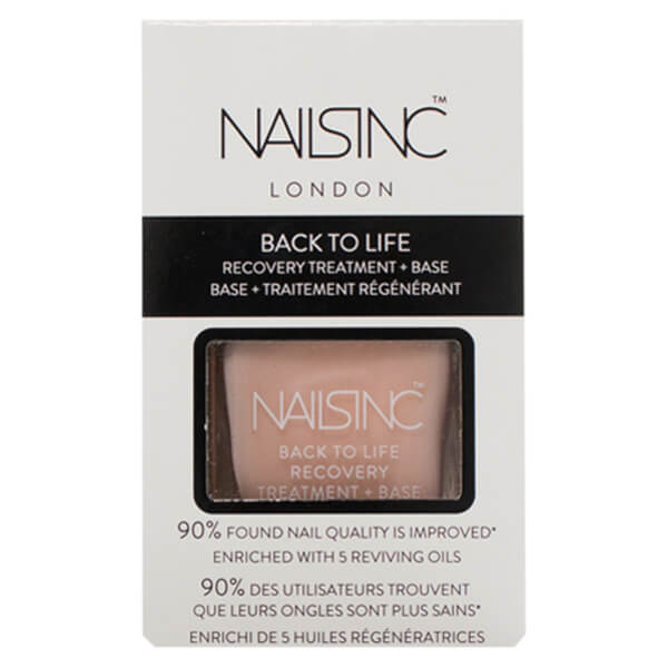nails inc. Back to Life Recovery Treatment and Base Coat 14ml Free
