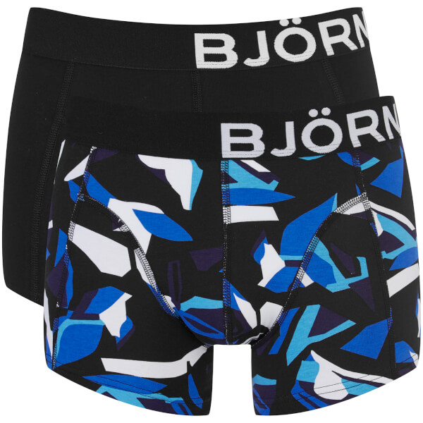 Bjorn Men's BB Graphic Boxer Shorts Black Mens Underwear