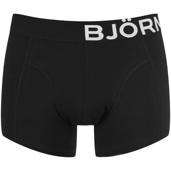 Bjorn Men's BB Graphic Boxer Shorts Black Mens Underwear