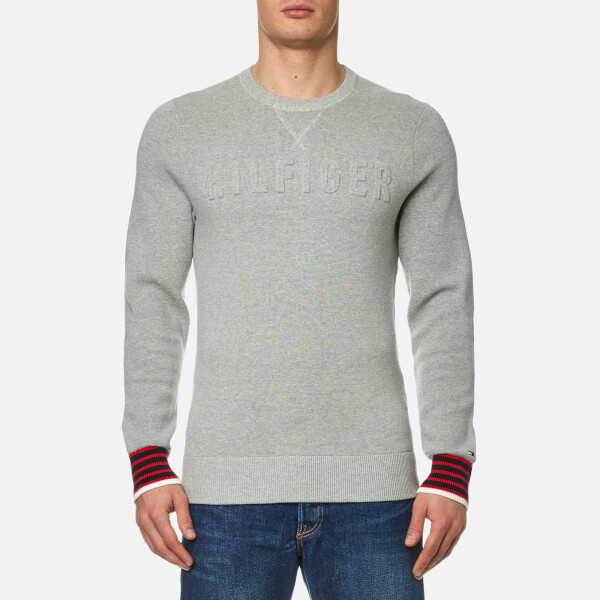 Download Tommy Hilfiger Men's Falko Crew Neck Sweatshirt - Cloud ...