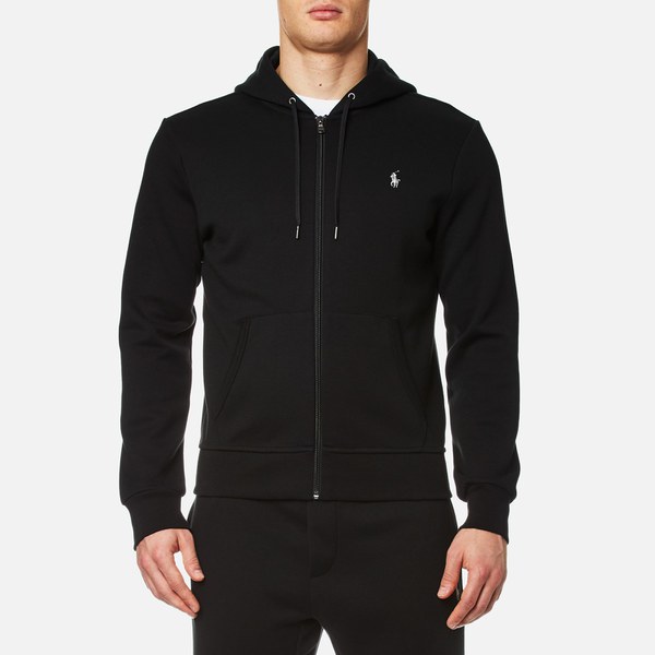 Polo Ralph Lauren Men's Double Knitted Tech Hoody - Black - Free UK Delivery over Â£50