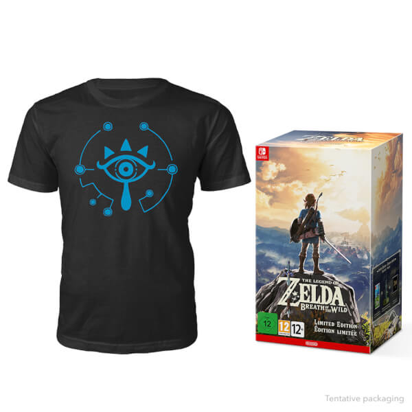The Legend Of Zelda Breath Of The Wild Limited Edition T Shirt Nintendo Switch Nintendo