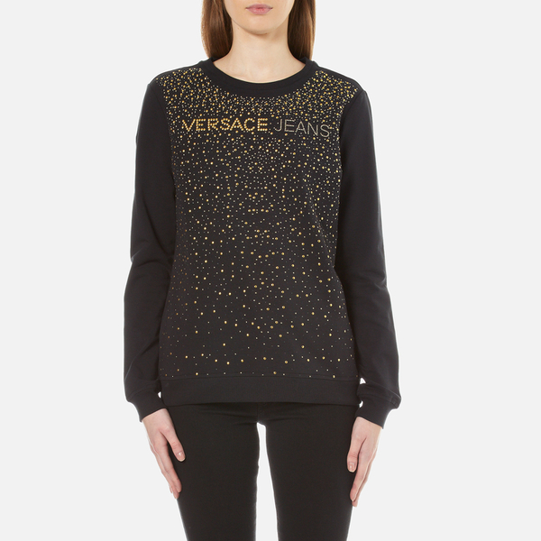 Versace Jeans Women's Versace Jeans Jumper Black Womens Clothing