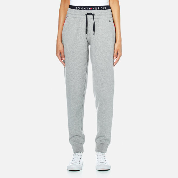Tommy Hilfiger Women's Track Pants Mid Grey Heather Clothing