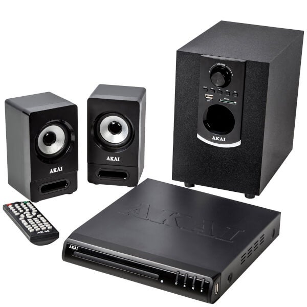 Akai 50W Bluetooth DVD Home Theatre System Black IWOOT
