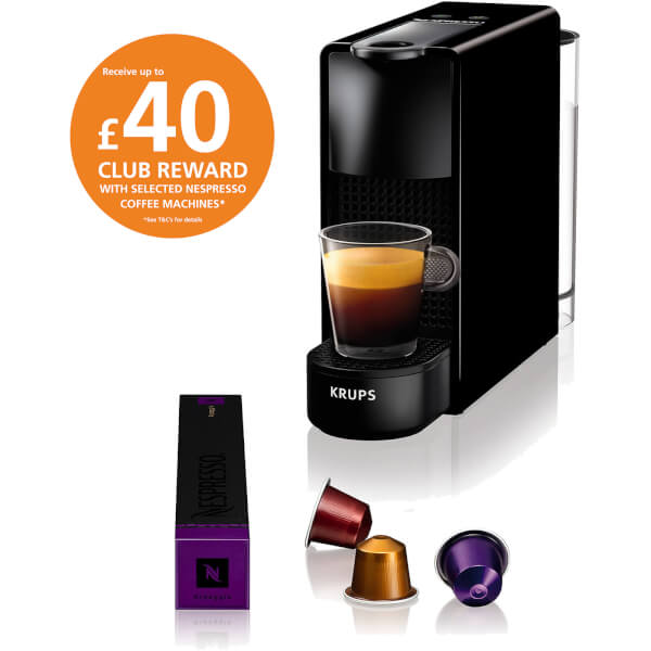 Nespresso by KRUPS XN110840 Essenza Mini Coffee Machine Piano Black