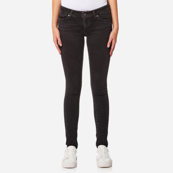 Levi's Women's 711 Skinny Jeans - Black Dove Clothing | TheHut.com