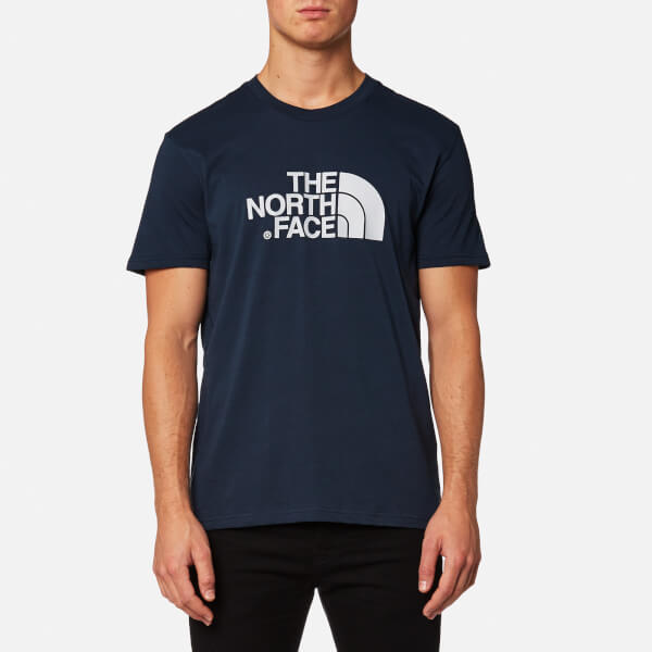 The North Face Men's Short Sleeve Easy T-Shirt - Navy Clothing | TheHut.com