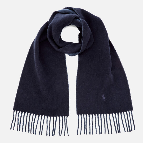 Polo Ralph Lauren Men's Reverse Scarf Navy Free UK Delivery over £50