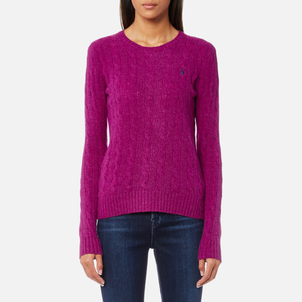 Polo Ralph Lauren Women's Julianna Jumper - Pink - Free UK Delivery ...