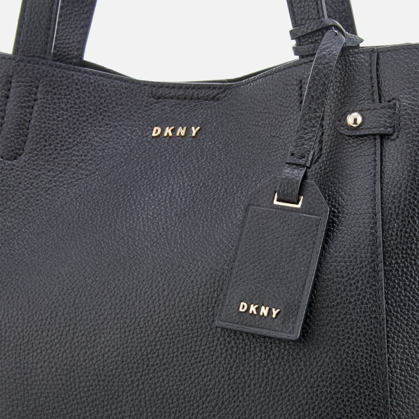 Dkny Women S Chelsea Pebbled Leather Large Tote Bag Black Womens Dkny Women S Chelsea Pebbled Leather Large Tote Bag Black Image 3